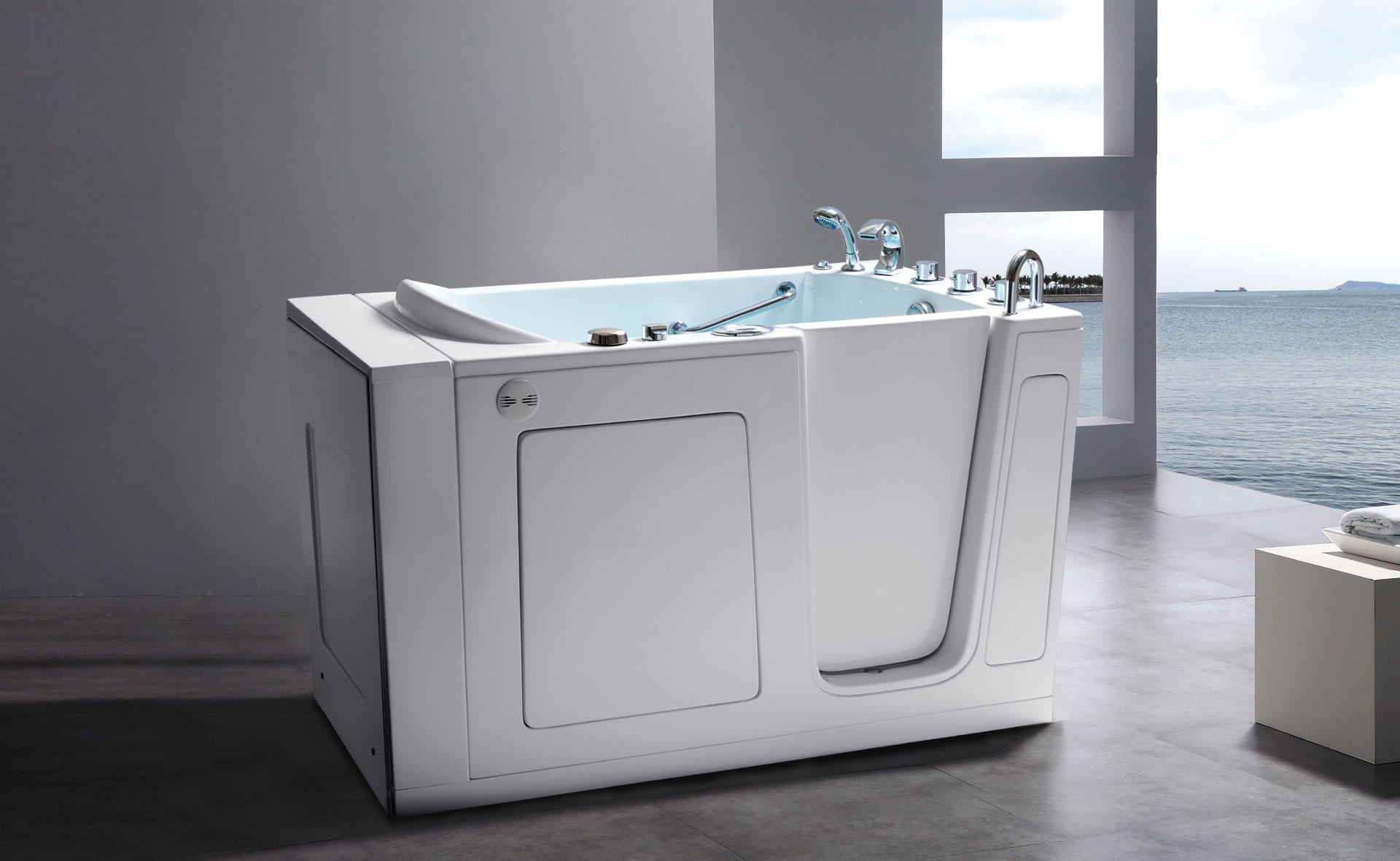 Small Walk in Tub Compact Walk in Baths Mini Bathtubs